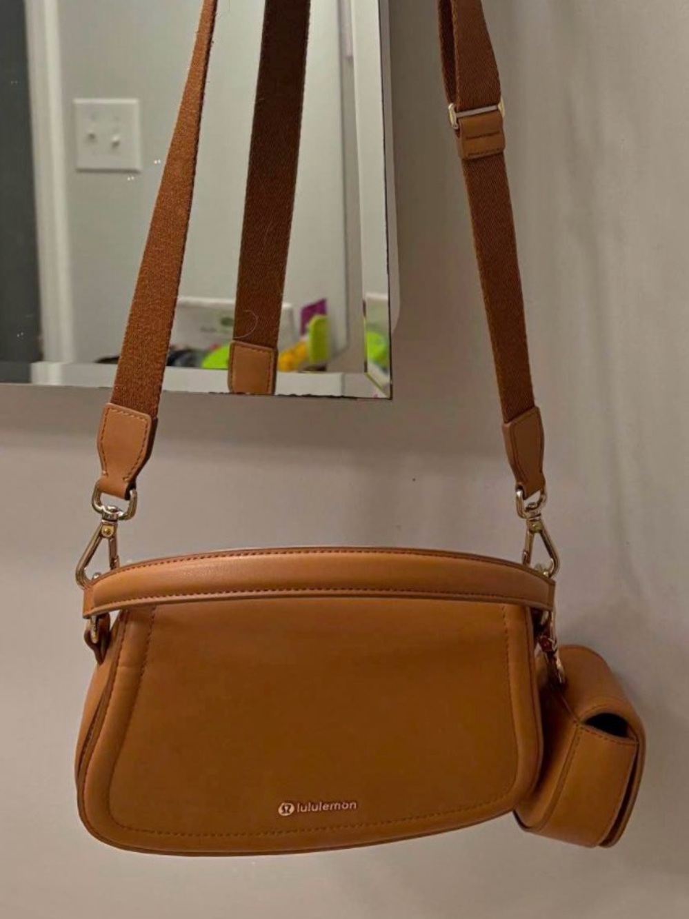 lululemon athletica Crossbody Bag in Tan Brown